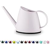 WhaleLife Indoor Watering Can for House Bonsai Plants (1.4L, White)