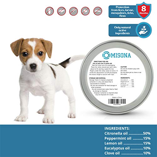 Sonvera Dog Flea and Tick Collar - Flea and Tick Prevention for Dogs Flea Collars for Small Large Dogs Flea Treatment Flea Protection Pet Flea Tick