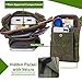 Ranboo Retro Cell Phone Purse, Men’s Shoulder Phone Pouch with Belt Loop Clip for iPhone XS Max XS XR 7 8 Plus Galaxy S9 S8 Plus Note 9 8 Small Crossbody Bag 7.9” Pockets Canvas Waist Wallet Bag Green