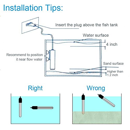 image for Soyon Aquarium Heater 100W, 10 Gallon-30 Gallon Fish Tank Heater Adjus