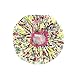 Reusable Shower Cap & Bath Cap & Lined, Oversized Waterproof Shower Caps Large Designed for all Hair Lengths with PEVA Lining & Elastic Band Stretch Hem Hair Hat - Fashionista Tropical