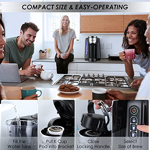 K Cup Coffee Maker, HOMEVER Single Serve Coffee Maker, KCup Pod Coffee