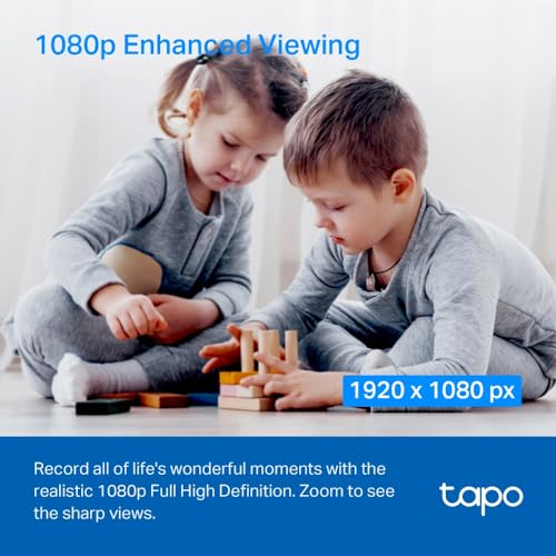 Tapo C200C 360°-WLAN-Überwachungskamera für den Innenbereich, 1080P, Nachtsicht, Bewegungserkennung, Zwei-Wege-Audio, kompatibel mit Alexa und Google Assistant, für Babys/Haustiere 3