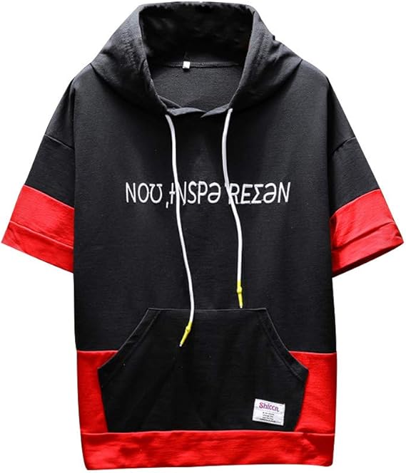 Amazon 七分袖 薄手 夏服 春夏 トップス カジュアル カモフラ 春 夏 黒 白パーカー メンズ スウェット ジップパーカー 七分丈 七分袖 半袖 迷彩 ボーダー M L Ll 春夏 パーカー メンズ パーカー 7分袖 アウター ボーダー