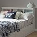 South Shore Crystal Bookcase Headboard, Full, Twin