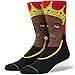 Stance Men's Notorious Big Anthem Crew Socks Red Large
