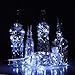LEDIKON 24 Pack 20 LED Wine Bottle Lights with Cork,3.3Ft Silver Wire Cool White Cork Lights Battery Operated Fairy Mini String Lights for Wedding Party Wine Liquor Bottles Crafts Christmas Decor