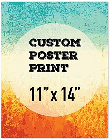 Custom Poster Print Create Your Own Movie Poster Personalized Gloss Paper Poster ()
