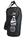 17X13X8 Inches JetBlus Airlines Personal Item Under Seat Duffel bag Suitable for Major Airlines including Spirit, Jetblue, Frontier, and American - Duffel Bag Design (Black)
