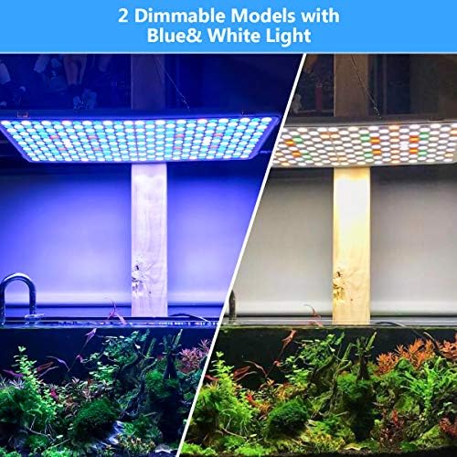 Aquarium Light, 300W Full Spectrum Led Coral Reef Light for Saltwater