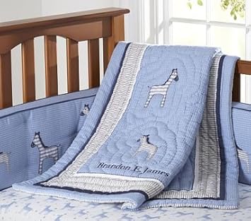 Amazon Com Pottery Barn Kids Z Is For Zebra Nursery Bedding