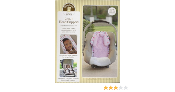 carters car seat head support