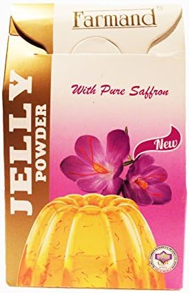 Farmand Saffron Jelly powder(Jello),100 Grams,Unique Taste,With Pure Saffron,New