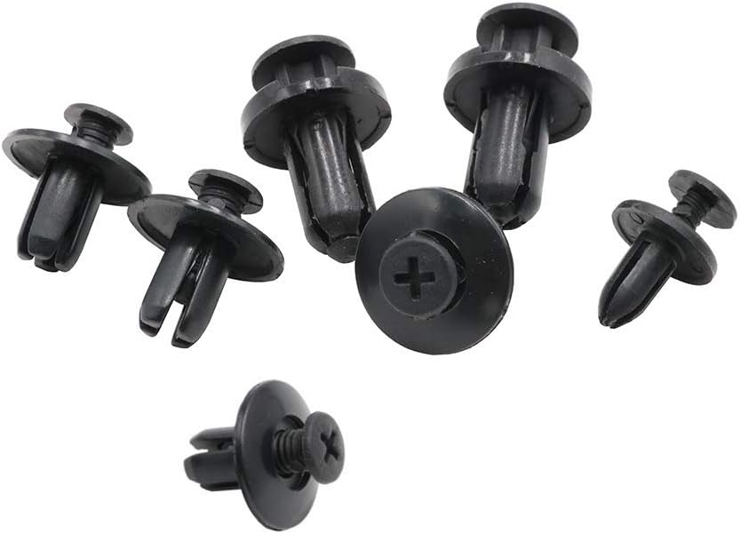 AUMAYCHEER 100pcs Car Screw Universal Rivets Clips Bolt Wheel Arch