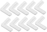 Homoyoyo 10pcs Plastic Window Screen Repair Corner Brackets 90-Degree Internal view 1