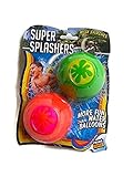 Super Splashers Water Balls by Prime Time Toys, Set of 2 Balls in each Package (Colors may vary)