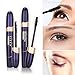 4D Silk Fiber Lash Mascara Waterproof & Fiber 2-in-1 Set, 4D Effect, Advanced Waterproof Smudge-Proof Formula, Bolder Fuller Thicker Eyelashes, Long-Lasting Clump-free Hypoallergenic [Black]