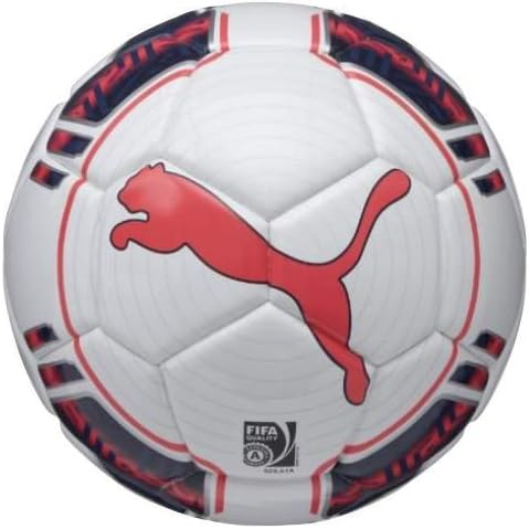 PUMA 4 082234 15 EVO - Pelota de fútbol Sala, Color Blanco y Rojo ...