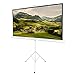 ShowMaven 80 inch 16:9 Matte White Home Theater Projection Projector Screen for Home Theater Outdoor Indoor Using