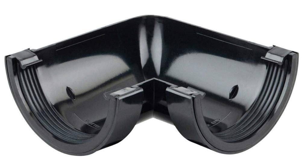 Wavin OSMA Roundline Angle (90 deg) 112mm Black 0T003b