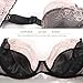 Eve's Temptation Bella Unlined Bra Comfortable and Sexy Lace up Bras for Women,Pink,38D