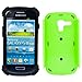 kwmobile Full Armor Case for Samsung Galaxy S3 Mini i8190 - Heavy Duty Shockproof Protective Hybrid Case Cover - Green/Black