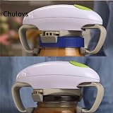 Chulovs Electric Jar Opener White - Hands Free Automatic Kitchen Gadget view 6