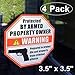 eSplanade Front Self Adhesive Vinyl Outdoor/Indoor (4 Pack) 3.5