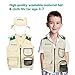 Glonova Kids Explorer Kit for Boys Girls, Adventure Exploration Kit with Washable Safari Costume Vest, Binoculars, Magnifying Glass, Safari Hat