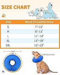 Supet Inflatable Dog Cone Collar Alternative After