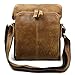 BAIGIO Leather Crossbody Handbag Messenger Bag Satchel Shoulder Bags for Men / Women (Brown)