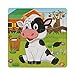 Dreaman Wooden Dairy Cow Jigsaw Toys For Kids Education And Learning Puzzles Toys