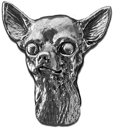 Precious Breeds Antique Pewter Chihuahua Pin