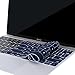 MOSISO Silicone Keyboard Cover Protective Skin Compatible with MacBook Pro 13 inch 2017 2016 Release A1708 Without Touch Bar & Compatible with MacBook 12 inch A1534, Dark Navy