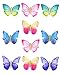 Pralb 10Pack Hair Clips Barrettes,Hair Butterfly Snap Clips Butterfly Clips Designed For Baby,Toddler,and Young Girls,5Pairs