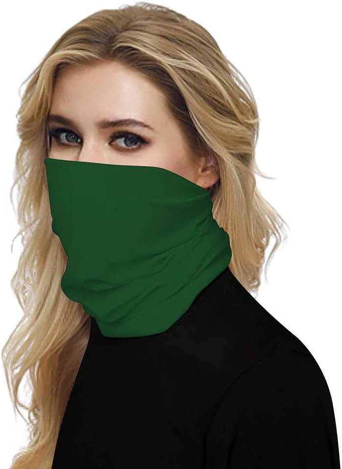 Bandana Face Mask for Men and Women Neck Gaiter Headwear Scarf Dust Wind Sun Protection Seamless Tube Mask