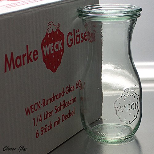 Weck Round Rim Juice Bottle, 310 ml