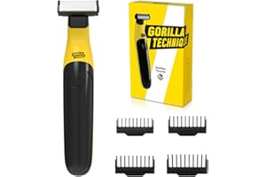 PURPLE GORILLA /Gorilla Technique/All Body Trimmer for Men, Electric Ball & Pubic Hair Trimmer, No Nick Groin & Pubes Pubic Shaver