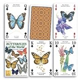 Butterflies of the World Standard Poker Playing Card Deck featuring butterfly and Moth