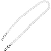 PATIKIL Acrylic Purse Strap, Acrylic Chain Purse Strap Replacement Luxury Handbag Chain Handle Straps