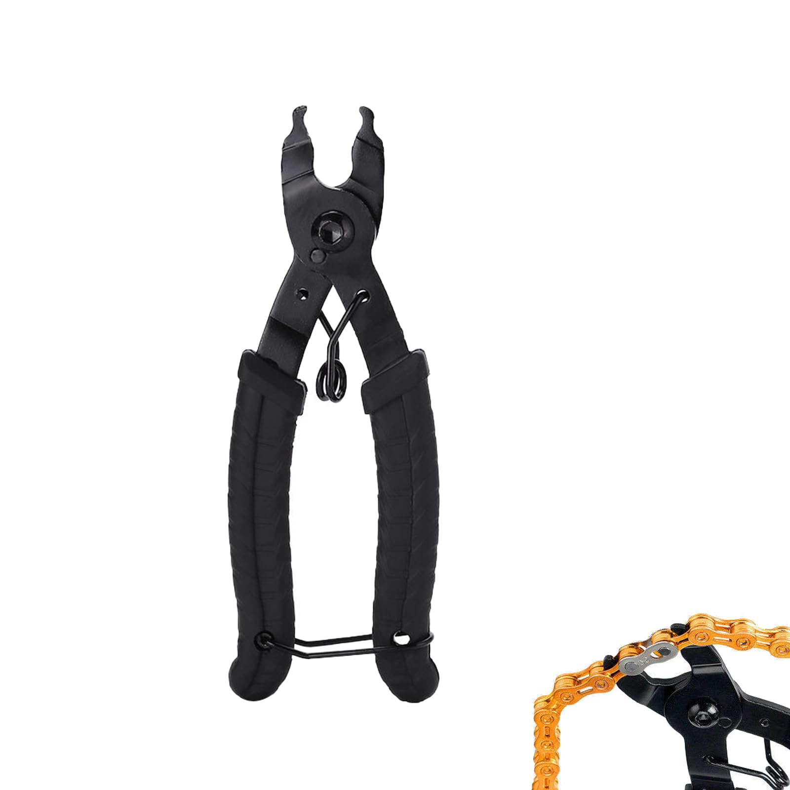 aqlbhz Universal Bicycle Chain Tool Bike Chain Tool for 7 8 9 10 Speed Chain Link Road Bike Tool Kit Suit for Road Mountain Sports Bike Bike Chain Splitter Cutter Breaker(Black)