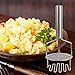 Premium Potato Masher & Ricer - Stainless Steel - Enjoy Tasty Mash Potatoes in Minutes - Unique Design - Long Lasting & Durable - Free Cleaning Brush