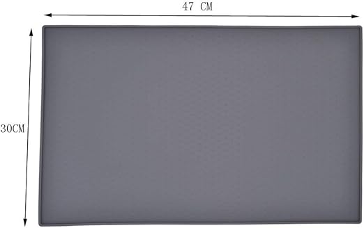 cat food mat with lip