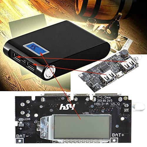 Anmbest 2PCS Dual USB 5V 2.1A 1A Mobile Power Bank 18650 Battery Charger Protection PCB Power Module Accessories for Phone DIY New LED LCD Module Board