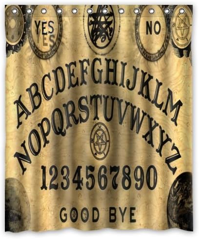 Special Design Ouija Board Waterproof Bathroom Fabric Shower Curtain,Bathroom decor 60" x 72"