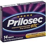 Prilosec OTC Frequent Heartburn Medicine and Acid Reducer Treatment with Omeprazole, 14 Tablets