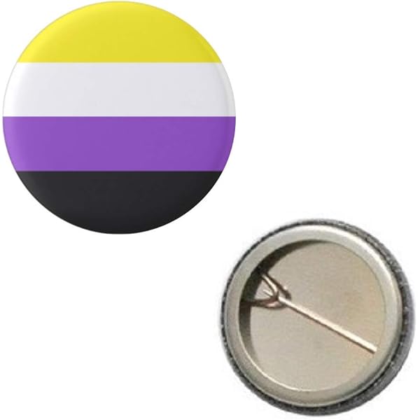 Amazon.com: AroAce Orange Blue Aro Ace Pride Flag Pin 1” Round