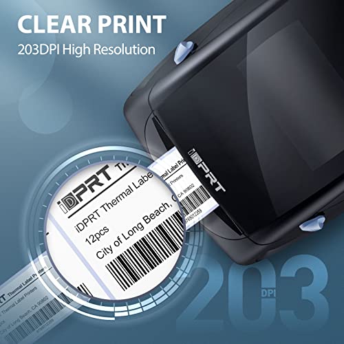 iDPRT Label Printer - 2022 Thermal Label Maker with Auto Label Detection, 1
