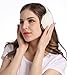 Metog Adult Knitted Removable Warm Winter Earmuffs White