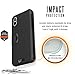 URBAN ARMOR GEAR UAG Folio iPhone Xs/X [5.8-inch Screen] Case Metropolis [Black] Rugged Shockproof Military Drop Tested Protective Cover